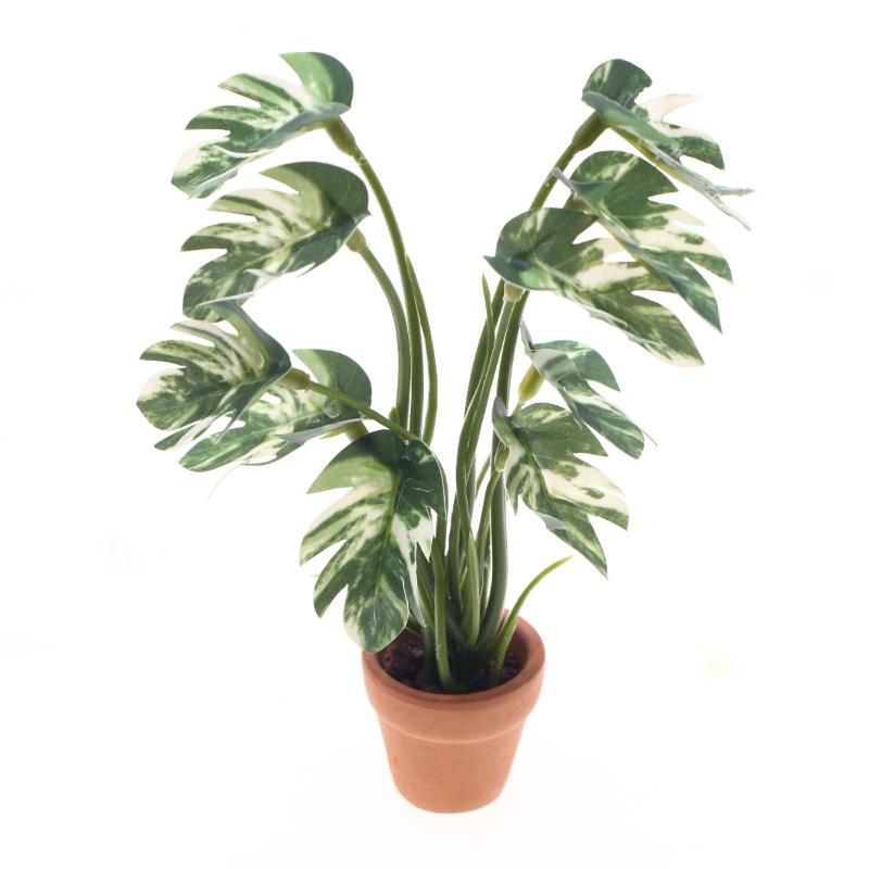 Pothos - ใหม่! ต้นมอนสเตอร่าจำลอง 1 ชิ้น ขนาด 1/12