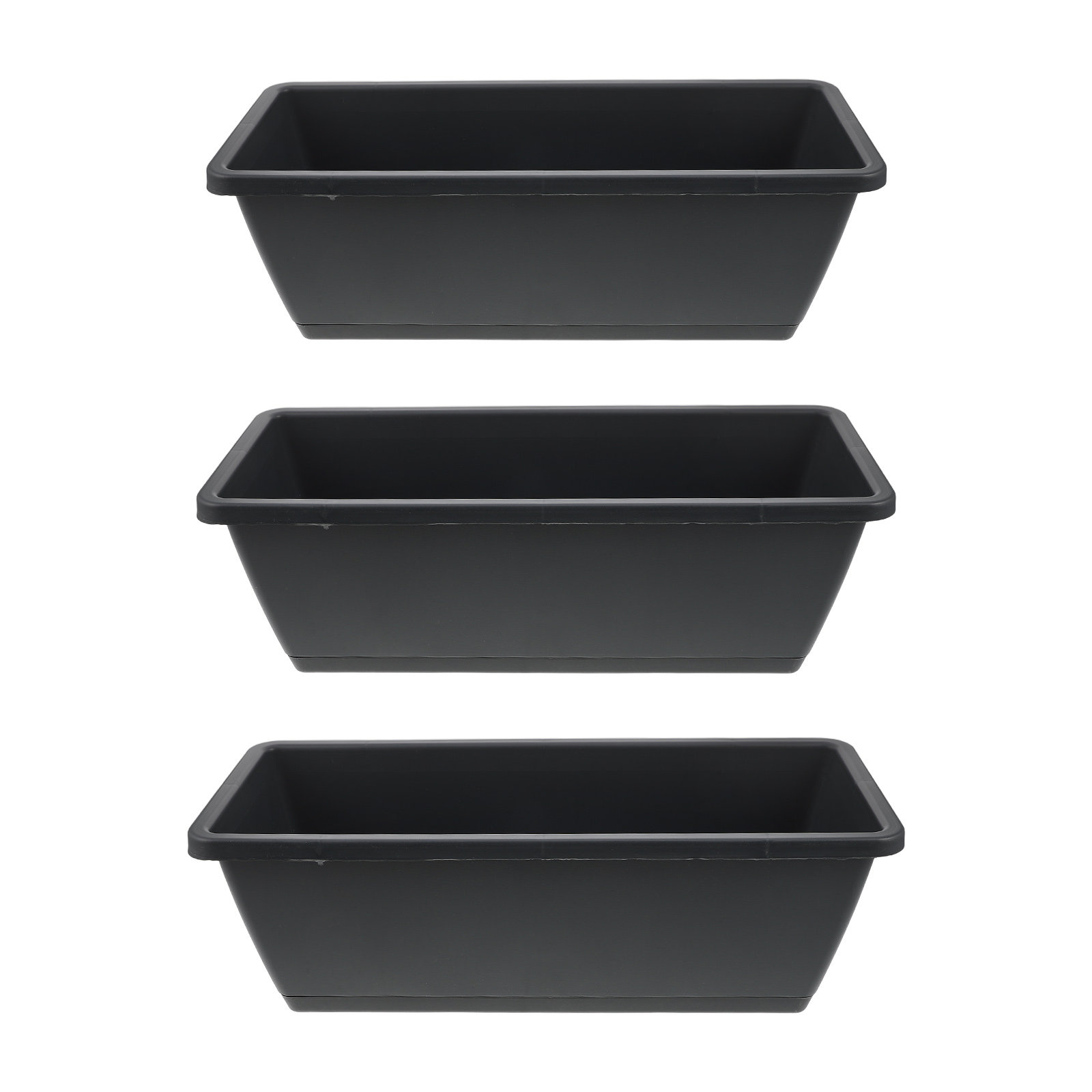 กระถางเรซินทรงสี่เหลี่ยม ชุด 3 - Succulent Set บทวิจารณ์และราคา